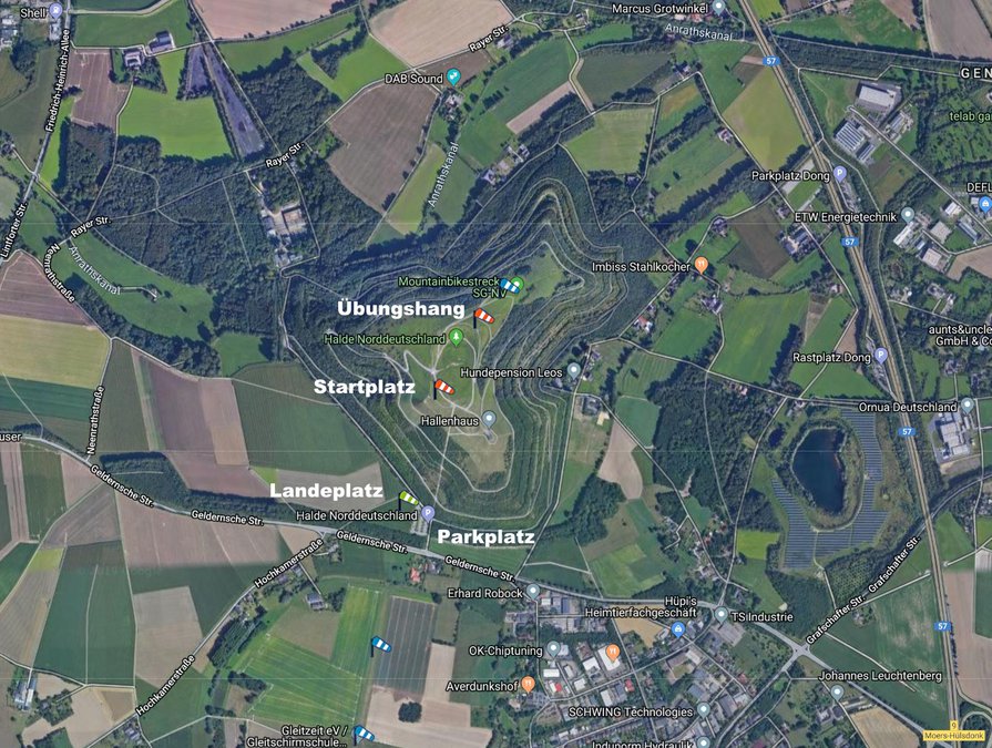 Halde Norddeutschland_Google Map